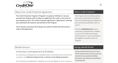 Desktop Screenshot of creditone.info