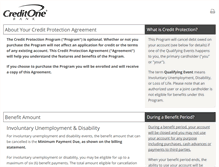 Tablet Screenshot of creditone.info